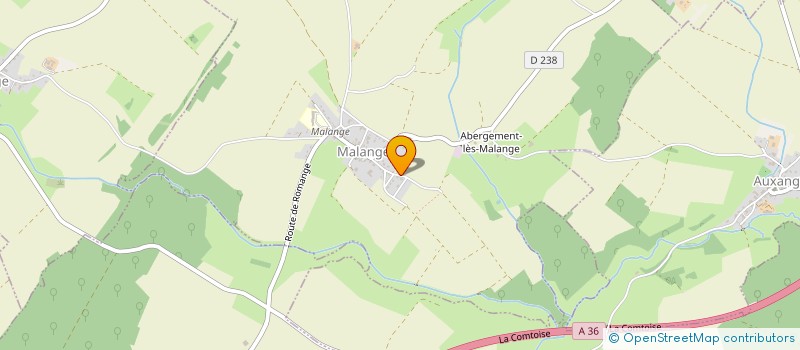 localisation de l'entreprise ASSOCIATION DU MARTINET  ROMANGE