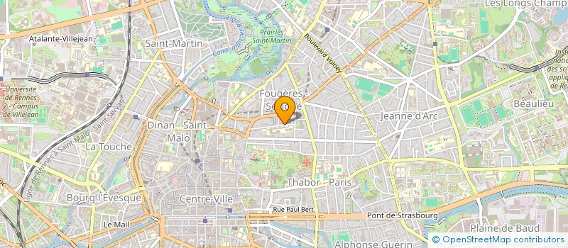 localisation de l'entreprise ASSOCIATION DU MASTER DROIT DE LA SANTE DE RENNES - AMDS RENNES  RENNES