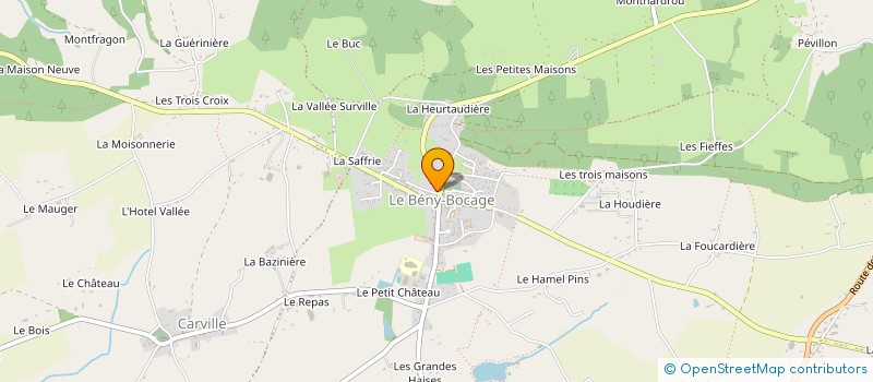 localisation de l'entreprise ASSOCIATION DU MILLE-CLUBS DE VASSY  VALDALLIERE