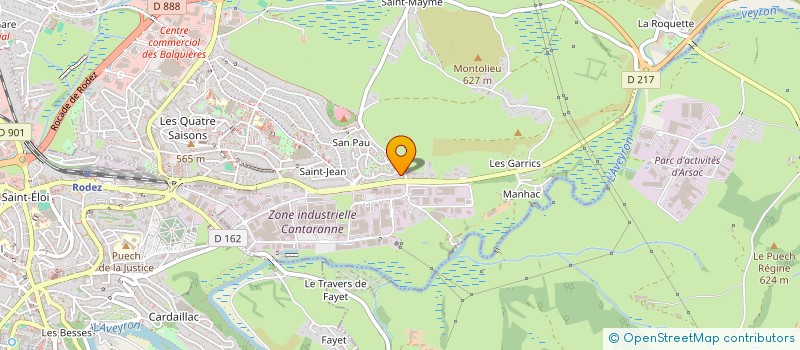 localisation de l'entreprise ASSOCIATION DU MONASTRAIL  ONET-LE-CHATEAU