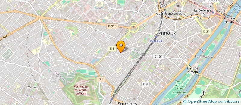 localisation de l'entreprise ASSOCIATION DU MONTECRISTO à SURESNES