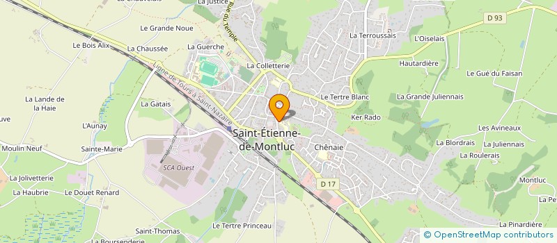 localisation de l'entreprise ASSOCIATION DU MONTLUC CINEMA à SAINT-ETIENNE-DE-MONTLUC