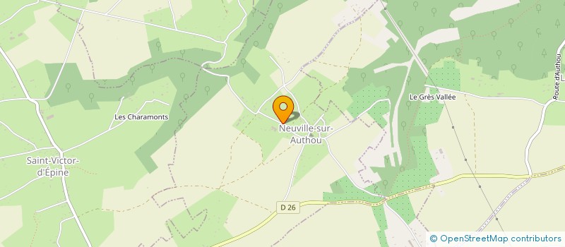 localisation de l'entreprise ASSOCIATION DU MOULIN DE LIVET  LIVET-SUR-AUTHOU