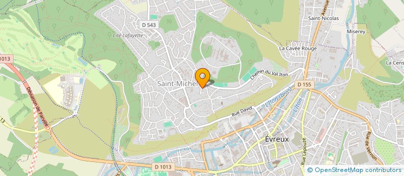 localisation de l'entreprise ASSOCIATION DU NOYER  EVREUX