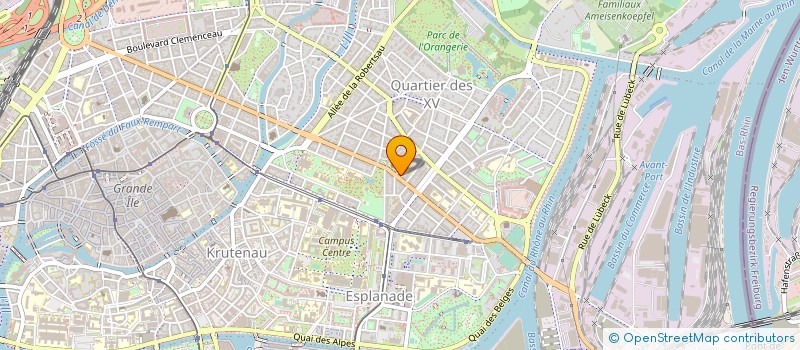 localisation de l'entreprise ASSOCIATION DU PARCOURS SECURITE EXTERIEURE ET SECURITE INTERIEURE DE L'UNION EUROPEENNE INSTI POLIT DE STRASBOURG  STRASBOURG