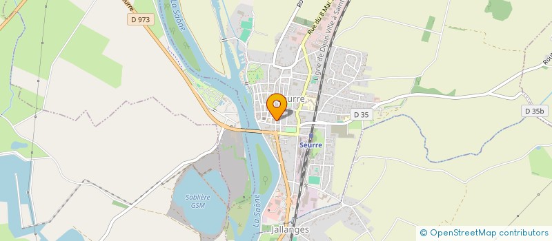 localisation de l'entreprise ASSOCIATION DU PARTAGE DES CULTURES ET DU BON VIVRE ENSEMBLE  SEURRE