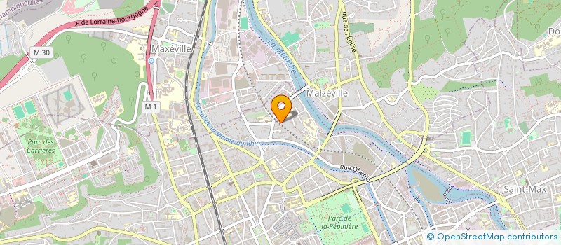 localisation de l'entreprise ASSOCIATION DU PASSAGE BLEU  NANCY