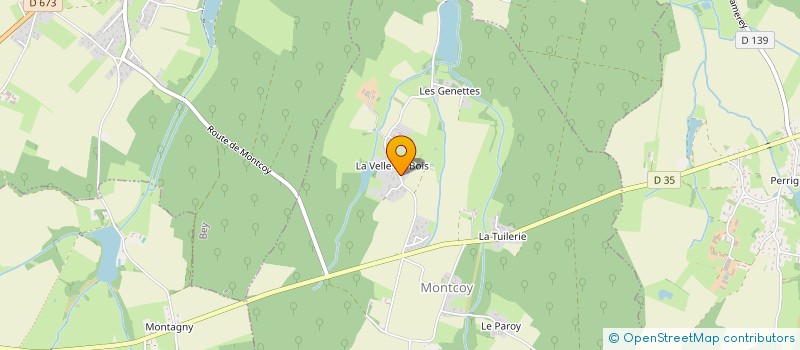 localisation de l'entreprise ASSOCIATION DU PATRIMOINE DE MONTCOY (APM)  MONTCOY