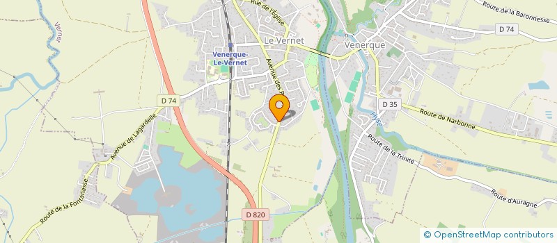 localisation de l'entreprise ASSOCIATION DU PATRIMOINE DE VENERQUE à VENERQUE