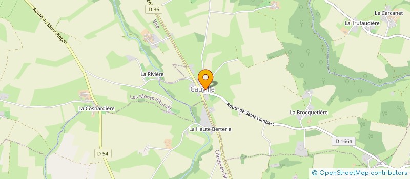 localisation de l'entreprise ASSOCIATION DU PATRIMOINE DES CAUVILLAIS  CAUVILLE