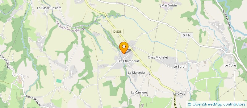 localisation de l'entreprise ASSOCIATION DU PATRIMOINE EYZINOIS  EYZIN-PINET