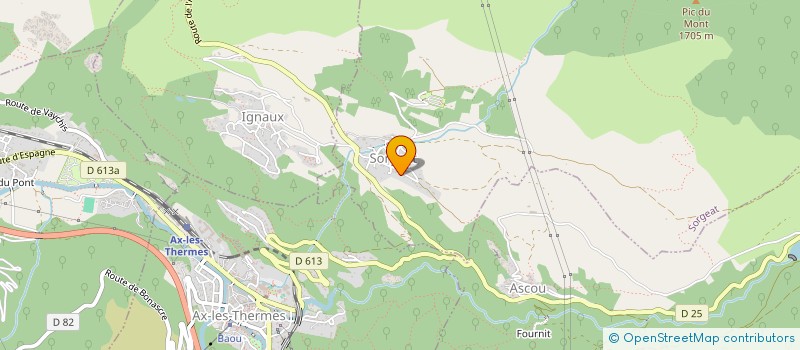 localisation de l'entreprise ASSOCIATION DU PAYS D'AILLOU à PRADES