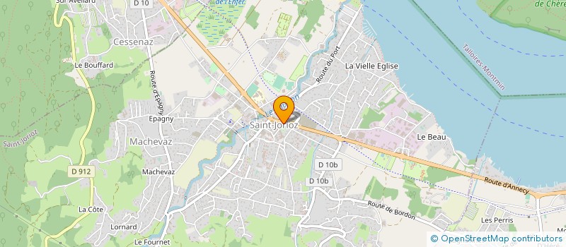 localisation de l'entreprise ASSOCIATION DU PAYS DU LAUDON  SAINT-JORIOZ