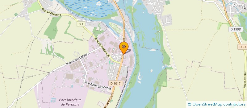 localisation de l'entreprise ASSOCIATION DU PAYS SANTERRE HAUTE SOMME  PERONNE