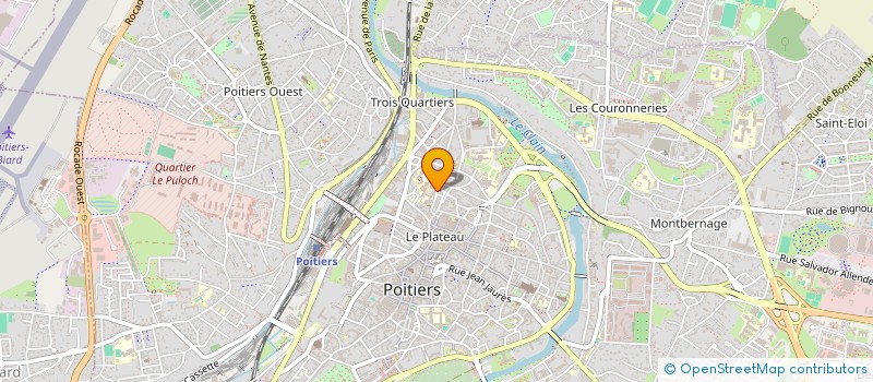 localisation de l'entreprise ASSOCIATION DU PERSONNEL à POITIERS