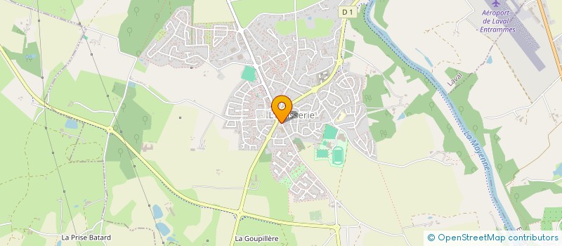 localisation de l'entreprise ASSOCIATION DU PERSONNEL COMMUNAL à L'HUISSERIE