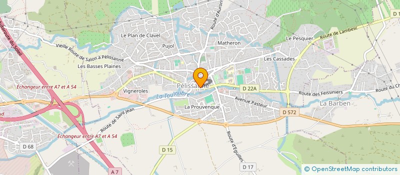 localisation de l'entreprise ASSOCIATION DU PERSONNEL COMMUNAL DE PELISSANNE à PELISSANNE