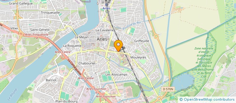 localisation de l'entreprise ASSOCIATION DU PERSONNEL DE L'ECOLE PHOTOGRAPHIQUE D'ARLES  ARLES