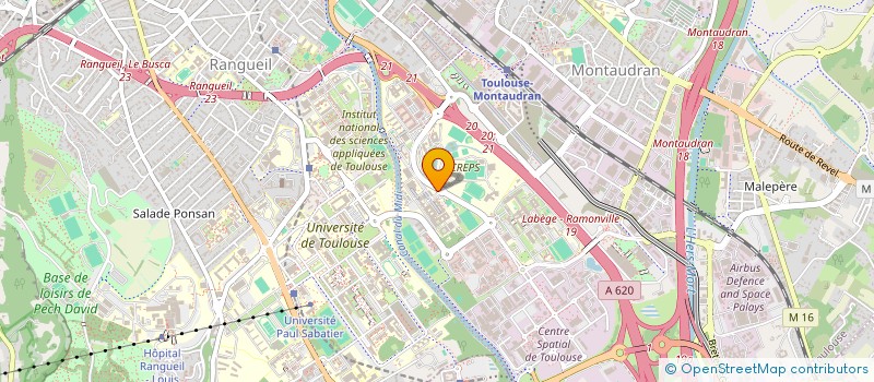 localisation de l'entreprise ASSOCIATION DU PERSONNEL DE L'INSTITUT SUPERIEUR DE L'AERONAUTIQUE ET DE L'ESPACE (API) à TOULOUSE