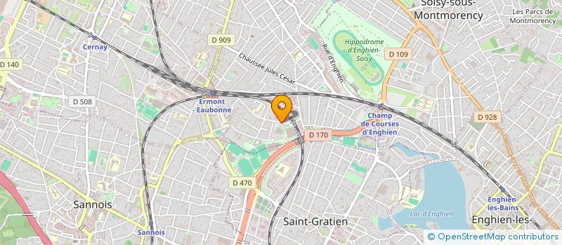 localisation de l'entreprise ASSOCIATION DU PERSONNEL DE LA PISCINE INTERCOMMUNALE D'EAUBONNE à EAUBONNE