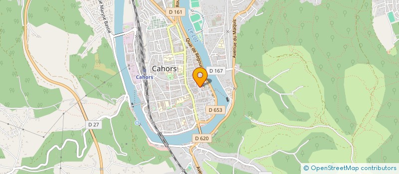 localisation de l'entreprise ASSOCIATION DU PERSONNEL DE LA PREFECTURE ET DES SOUS-PREFECTURES  CAHORS