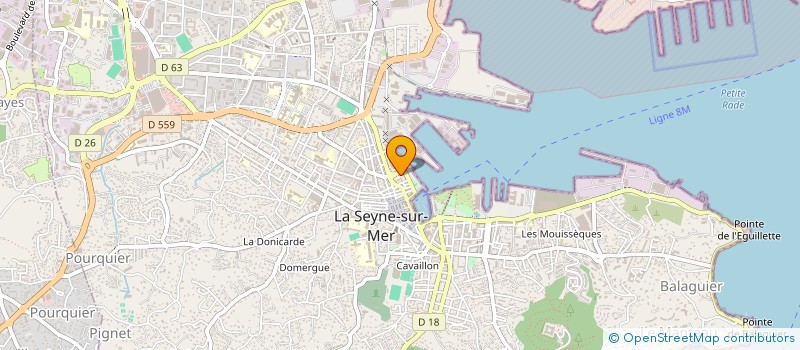 localisation de l'entreprise ASSOCIATION DU PERSONNEL DU DFP3 à LA SEYNE SUR MER