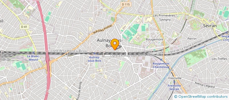 localisation de l'entreprise ASSOCIATION DU PERSONNEL DU TRIBUNAL D'INSTANCE D'AULNAY-SOUS-BOIS à AULNAY-SOUS-BOIS