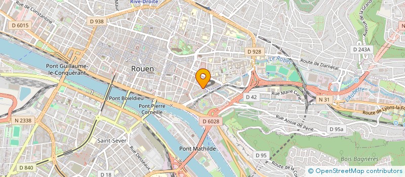 localisation de l'entreprise ASSOCIATION DU PERSONNEL TOUS UNIS EN NORMANDIE (TUEN) à ROUEN