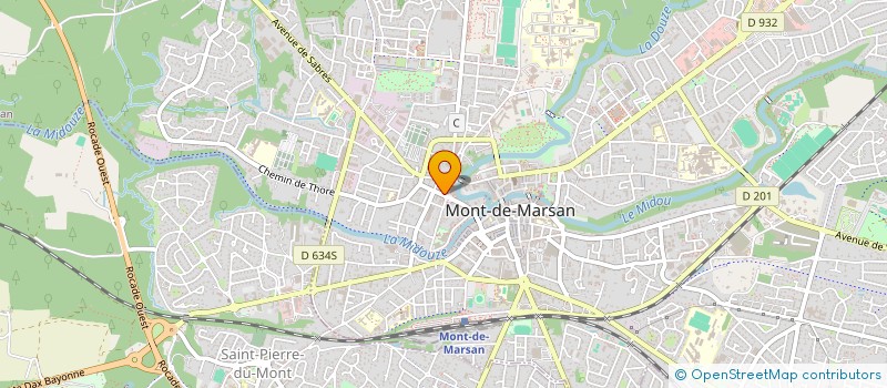 localisation de l'entreprise ASSOCIATION DU PEYROUAT DE MUSIQUE ET DANSE ORIENTALE A.P.M.O. à MONT-DE-MARSAN