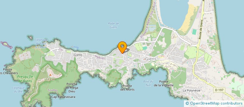 localisation de l'entreprise ASSOCIATION DU PORT DES BARQUES à HYERES