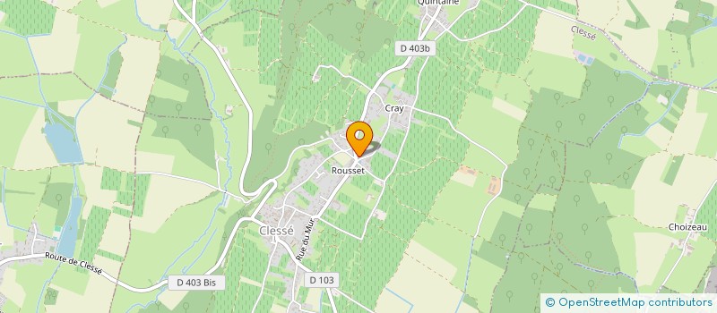 localisation de l'entreprise ASSOCIATION DU PRESSOIR DE CLESSE  CLESSE