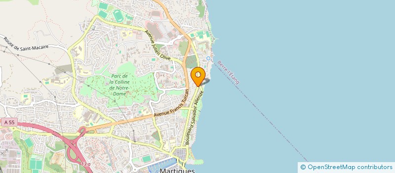 localisation de l'entreprise ASSOCIATION DU PRET DE LIVRES à MARTIGUES
