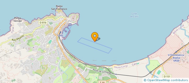 localisation de l'entreprise ASSOCIATION DU PSIG CALVI à CALVI