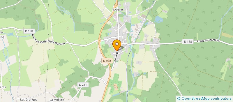 localisation de l'entreprise ASSOCIATION DU QUARTIER DE LA NOUE à BAUGE-EN-ANJOU