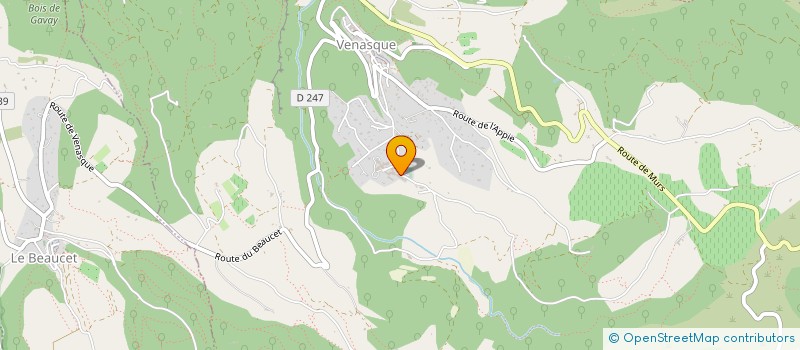 localisation de l'entreprise ASSOCIATION DU QUINSAN à VENASQUE