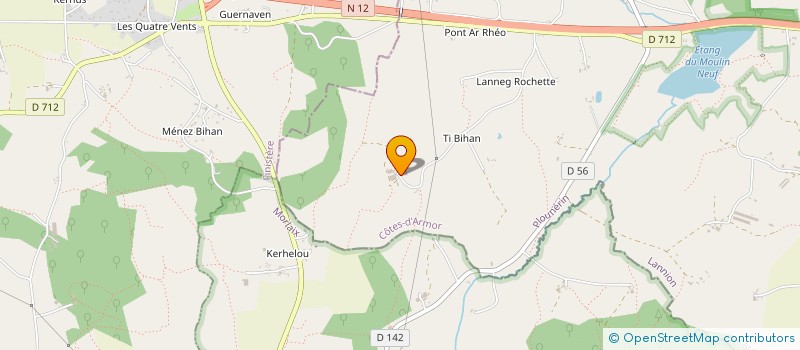 localisation de l'entreprise ASSOCIATION DU RALLYE DE BEAUPORT  LOGUIVY-PLOUGRAS