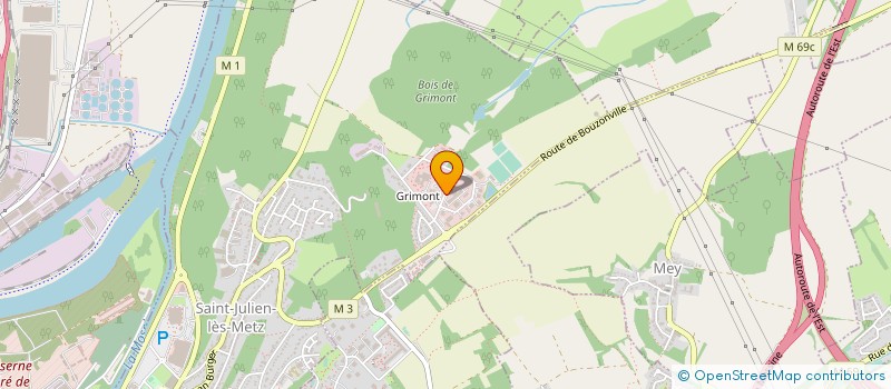 localisation de l'entreprise ASSOCIATION DU RESTAURANT ADMINISTRATIF DU SERVICE DEPARTEMENTAL D'INCENDIE ET DE SECOURS DE LA MOSELLE à SAINT-JULIEN-LES-METZ