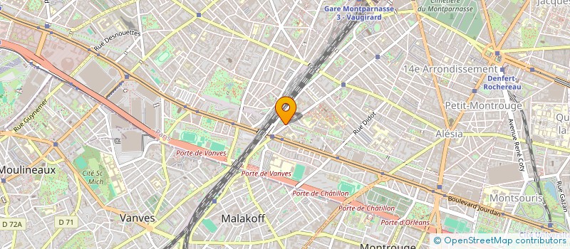 localisation de l'entreprise ASSOCIATION DU RESTAURANT INTERENTREPRISES LE JOUR à PARIS