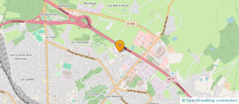 localisation de l'entreprise ASSOCIATION DU RESTAURANT SCOLAIRE à SAINT-GEORGES-SUR-LA-PREE