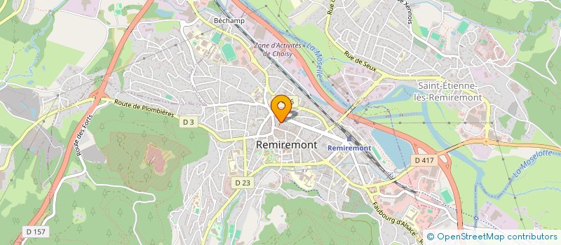 localisation de l'entreprise ASSOCIATION DU REVE HERBERT  REMIREMONT