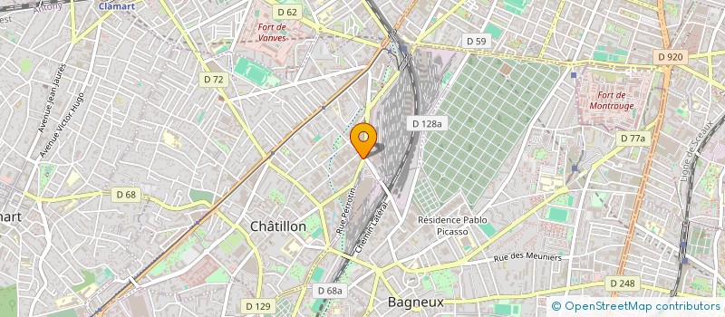localisation de l'entreprise ASSOCIATION DU RIE SMART UP à CHATILLON