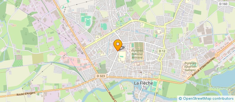 localisation de l'entreprise ASSOCIATION DU RUCHER ECOLE DE LA FLECHE à LA FLECHE