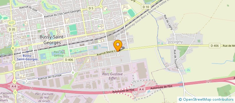 localisation de l'entreprise ASSOCIATION DU SAHARA POUR LA CULTURE, LES ARTS ET LA PAIX  BUSSY-SAINT-GEORGES