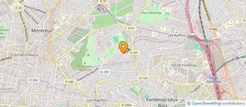 localisation de l'entreprise ASSOCIATION DU SECTEUR DE KANGUESSANOU POUR LE DEVELOPPEMENT EN FRANCE A.S.K.D.F. à MONTREUIL