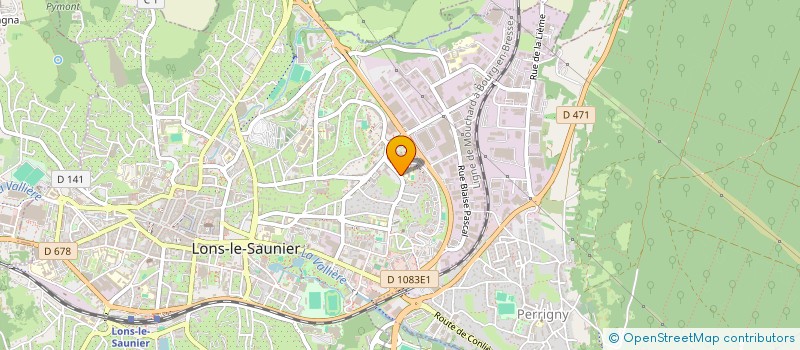 localisation de l'entreprise ASSOCIATION DU SECTEUR USEP LEDONIEN à LONS-LE-SAUNIER