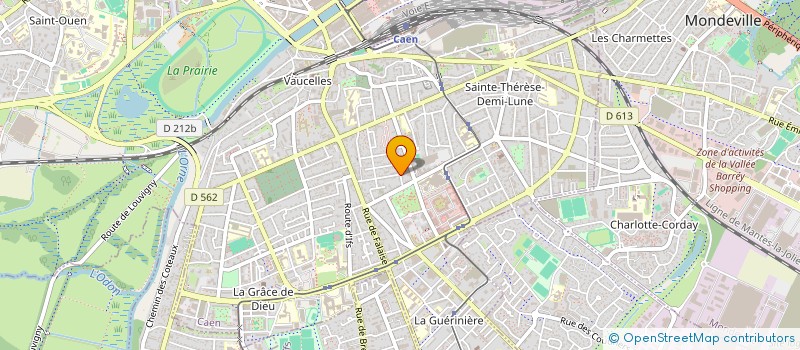 localisation de l'entreprise ASSOCIATION DU SIGNE à CAEN
