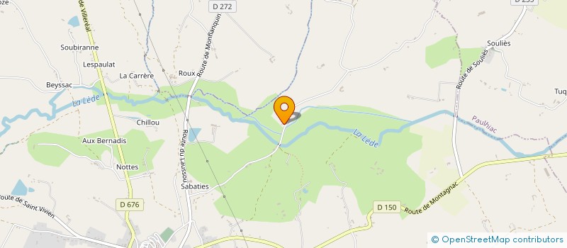 localisation de l'entreprise ASSOCIATION DU SITE REMARQUABLE DU GOUT VERGERS DE SAINT AUBIN : PRUNEAUX DAGEN SYNDICAT D'INITIATIVE  SAINT-AUBIN