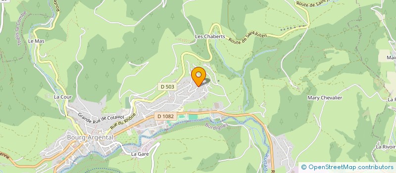 localisation de l'entreprise ASSOCIATION DU SOU ET DES PARENTS D'ELEVES DE L'ECOLE PUBLIQUE DE ST SAUVEUR EN RUE  SAINT-SAUVEUR-EN-RUE