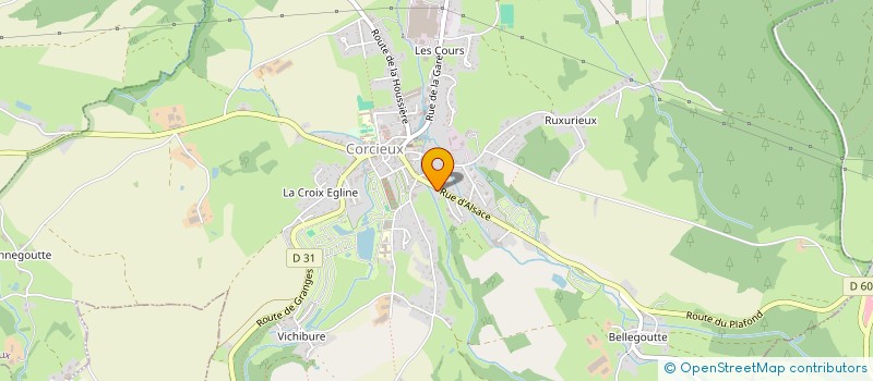 localisation de l'entreprise ASSOCIATION DU SOUVENIR DES EVENEMENTS DU MAQUIS DE CORCIEUX  (ASEMC)  CORCIEUX