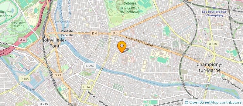 localisation de l'entreprise ASSOCIATION DU SPECTACLE SANS BALLON à CHAMPIGNY-SUR-MARNE